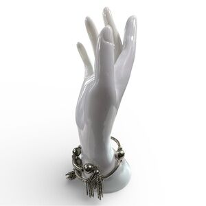 Vintage Silver Toned‎ Tassel Bracelet